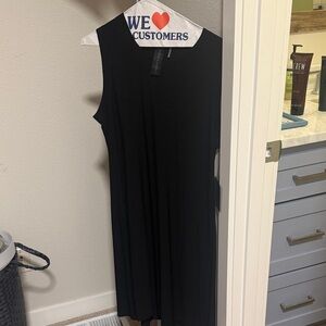 Norma Kamali Black Midi Dress